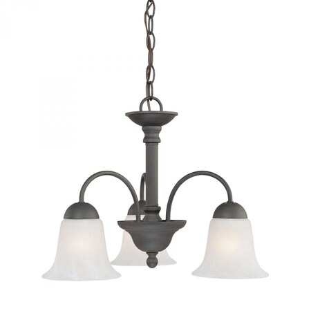 Thomas Riva 3-Light Chandelier in Painted Bronze SL881263